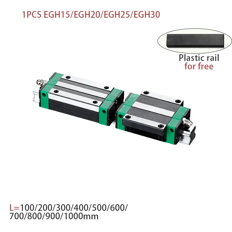 Линейная направляющая EGH15 EGH20 EGH25 EGH30 L 100 300 600 800 мм тяжелая линейная 1 шт. каретка с