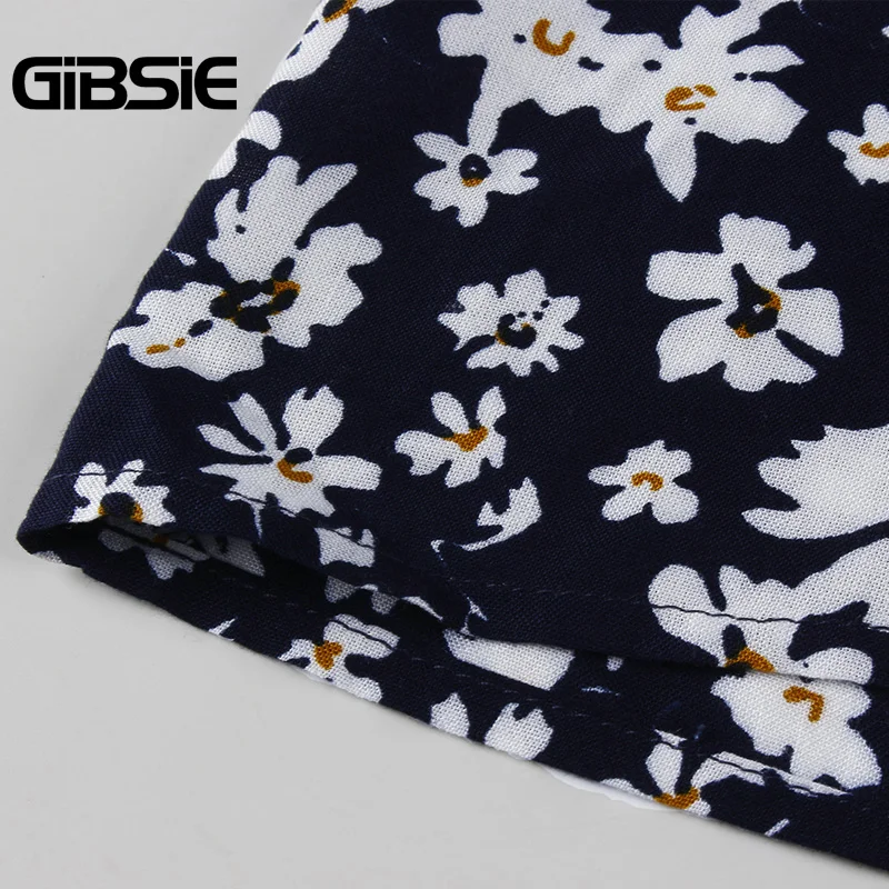 Женская блузка GIBSIE размера плюс с цветочным принтом и кружевной вставкой осенняя