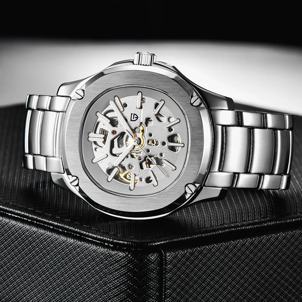 

PAGANI DESIGN 2020 New Luxury Men Mechanical Wristwatch Top Brand Sapphire Glass 100M Waterproof Men Skeleton Automatic Watches