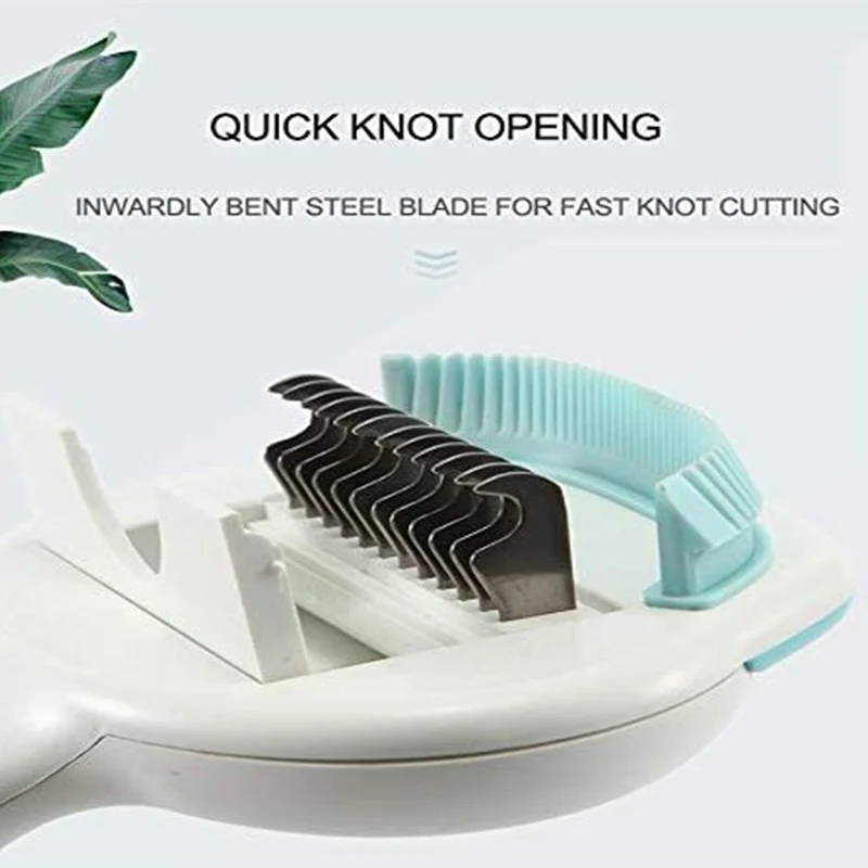 Расческа для вычесывания шерсти домашних животных инструмент груминга кошек и