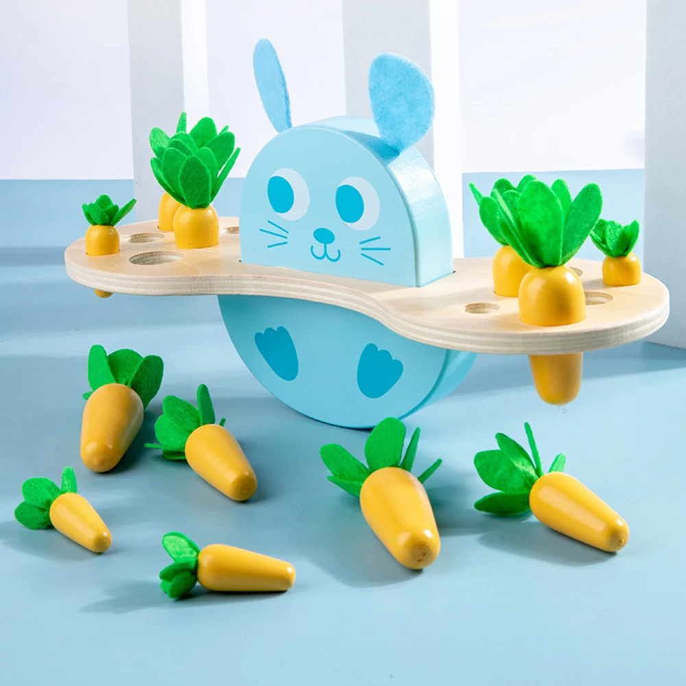 

Rabbit Balance Pulling Carrot Math Game Toddlers Puzzle Cognition Cultivate Toys Education Puzzle Cultivating Logical