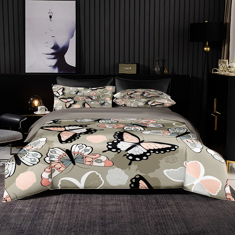 Комплект постельного белья с милым рисунком кролика пододеяльник 200x200