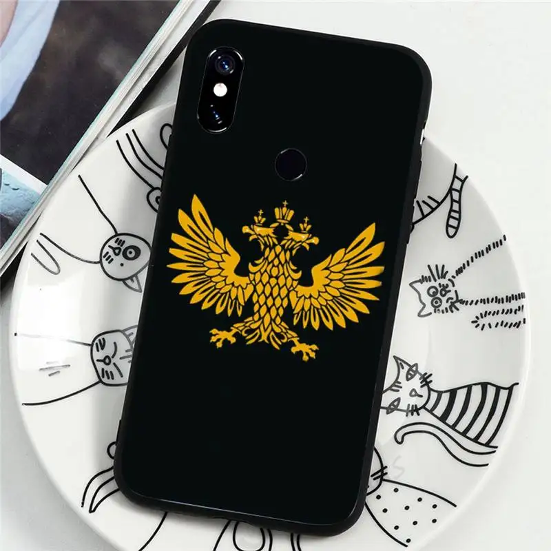 

Russian flag bear eagle Symbol Phone Case For Xiaomi Redmi note 7 8 9 t k30 max3 9 s 10 pro lite