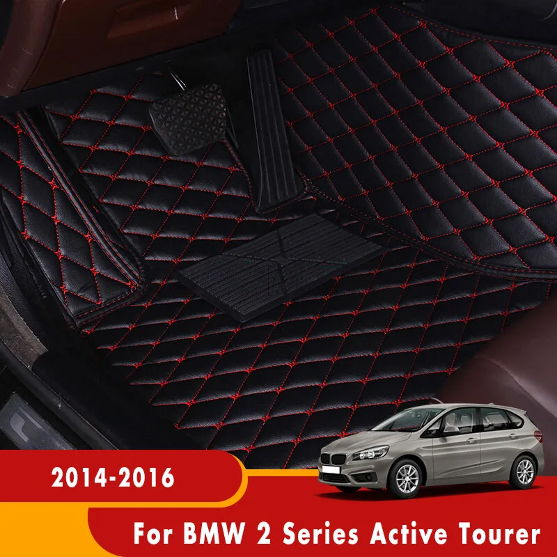 

Custom Car Floor Mats For BMW 2 Series Active Tourer 2016 2015 2014 Car Interior Accessories Decoration Carpet Car Styling Rug