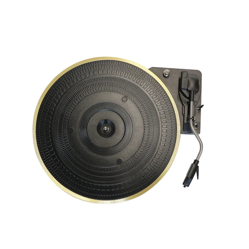 AAAE Top-28Cm Metal Turntable 33/45/78Rpm Automatic Curve Arm Return Record Player Gramophone for Lp Vinyl Play | Электроника
