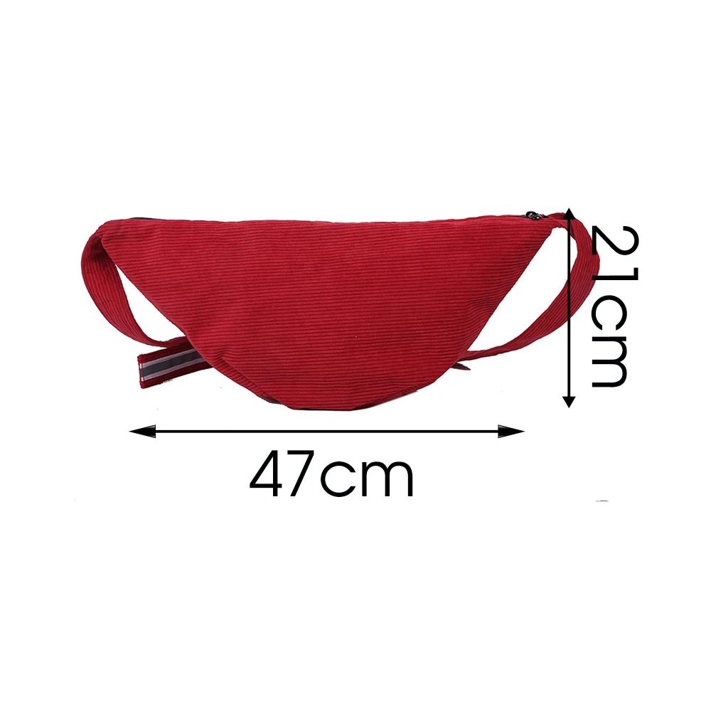 Вельветовая поясная сумка для женщин дизайнерская холщовая забавная модная