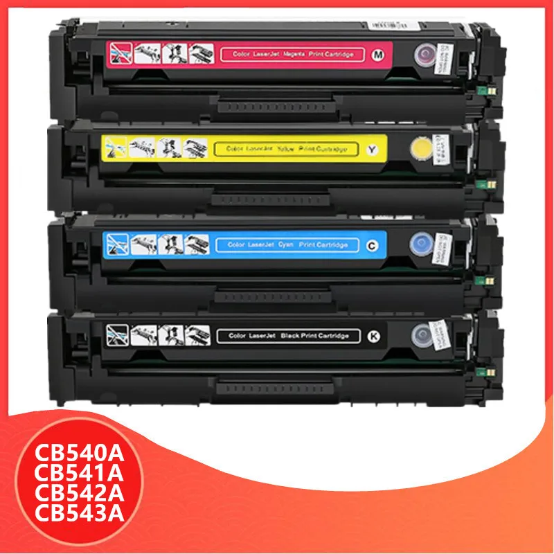 Картридж с тонером CF210A 540A CB540A CB541A CB542A CB543A для принтера HP Color LaserJet CP1215 CP1515n CP1518ni CM1312 |