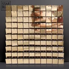 Золотой цвет блёстки, панель свадебный фон пользовательская реклама поет витрина фон гламурный мерцающий блесток стены 3D стикер стены