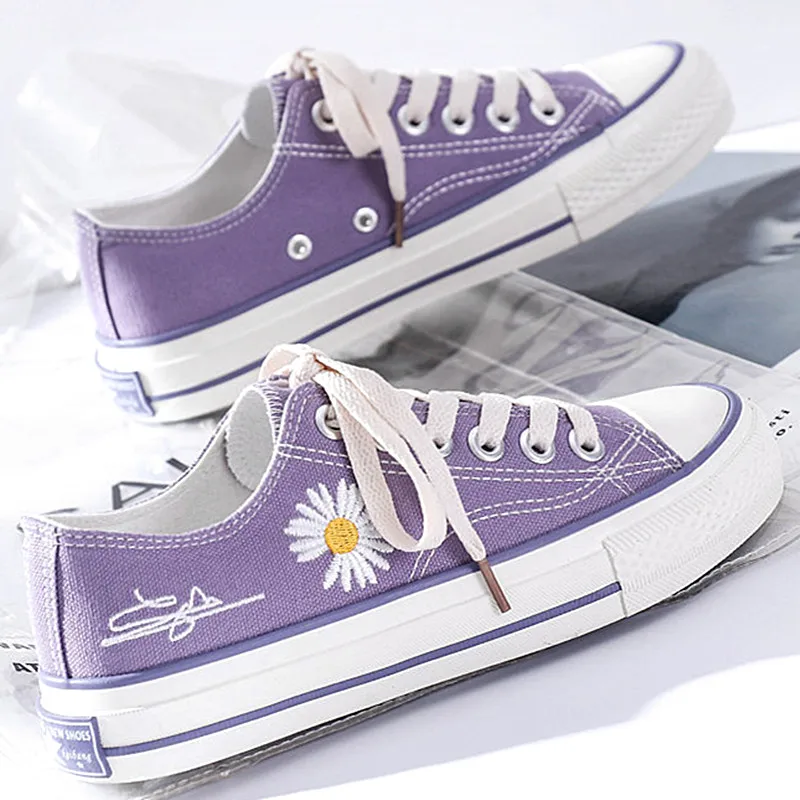 

Туфли женские парусиновые на плоской подошве, повседневные Простые Классические, со шнуровкой, эспадрильи, фиолетовые, карамельные цвета, ...