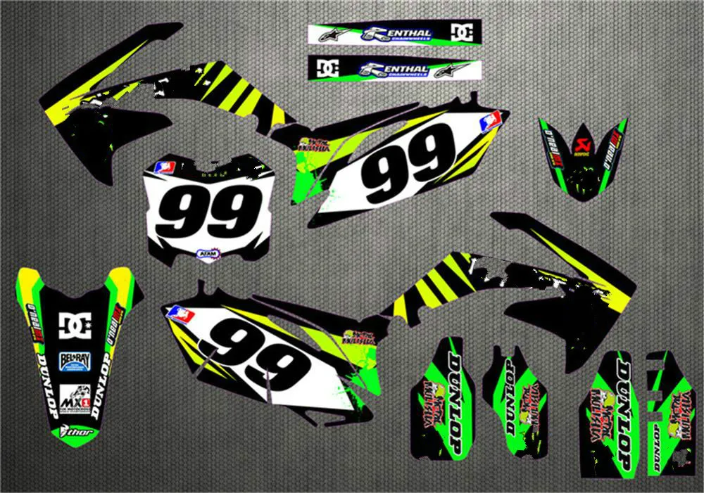 Набор стикеров для Honda CRF250 CRF250R CRF450 CRF450R CRF 250 450 2010 2011 2012|Наклейки и стикеры| |