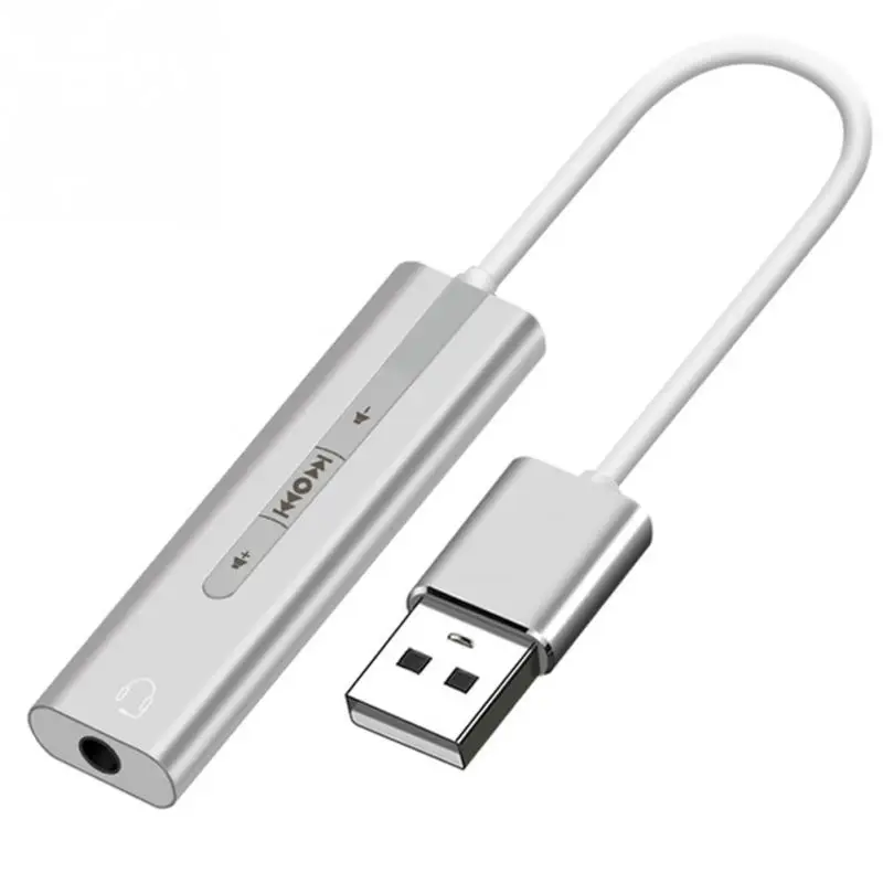 2 в 1 Говоря для ПК гарнитура адаптер USB к 3 5 мм разъем маленький Портативный