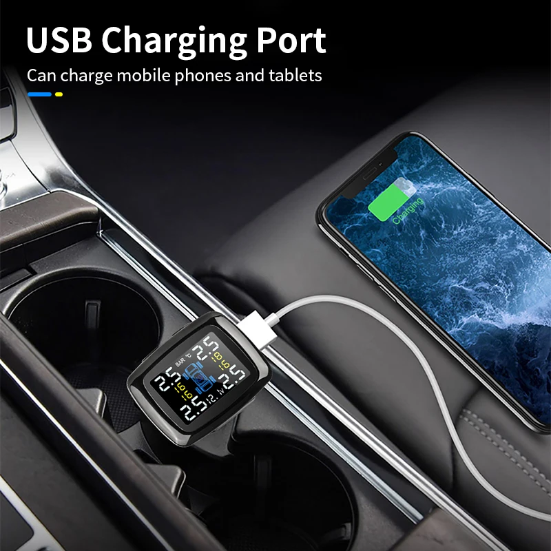 Система контроля давления в шинах Jansite система с датчиками можно регулировать