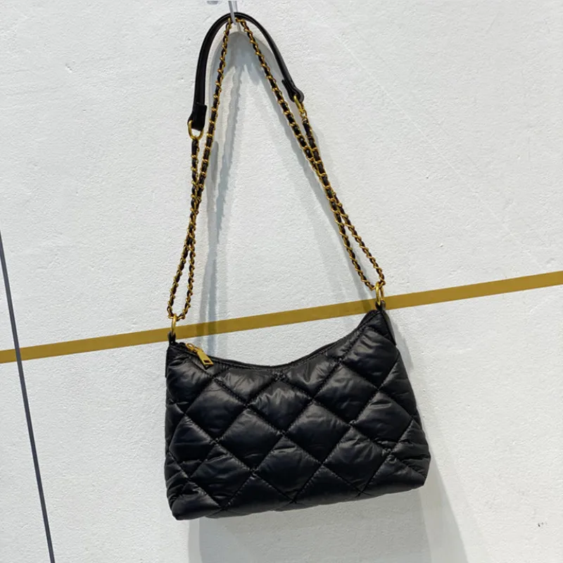Lingge chain bag female 2021 new fashion nylon space underarm wild shoulder messenger wholesale | Багаж и сумки