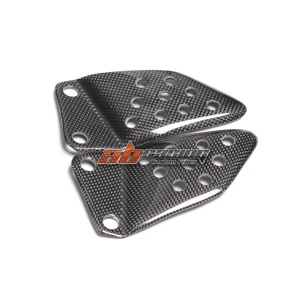 

Front Foot Peg Heel Guard Plate Carbon Fiber For Buell XB9 XB12 S R Firebolt
