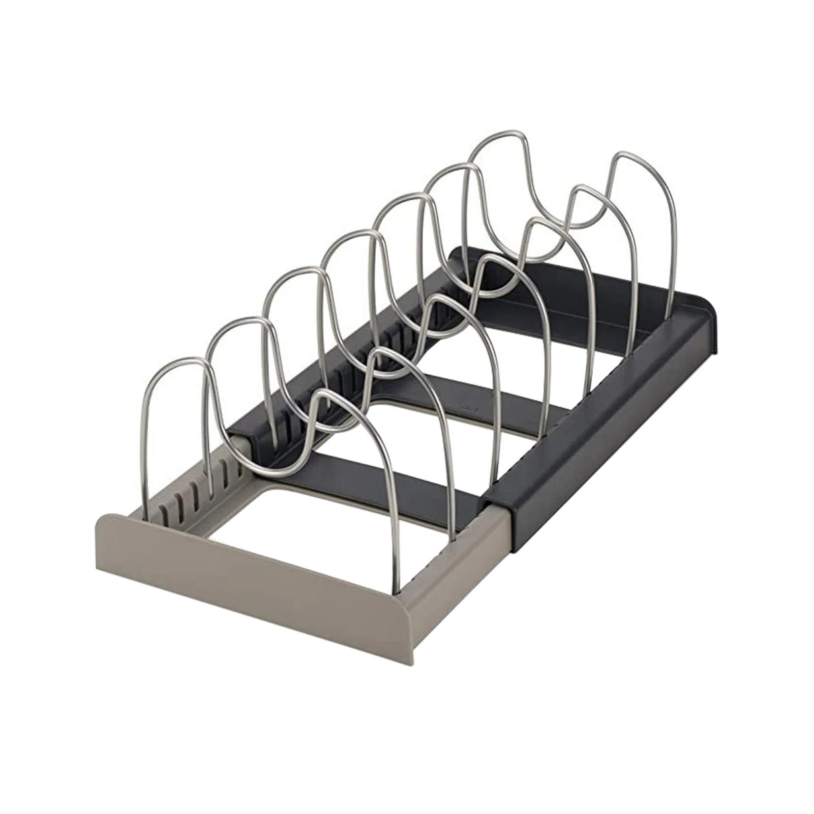 

Cutting Board Stainless Steel Storage Rack Home Kitchen Cabinet Pot Lid Holder Extendable Countertop Organizer Pans Restaurant