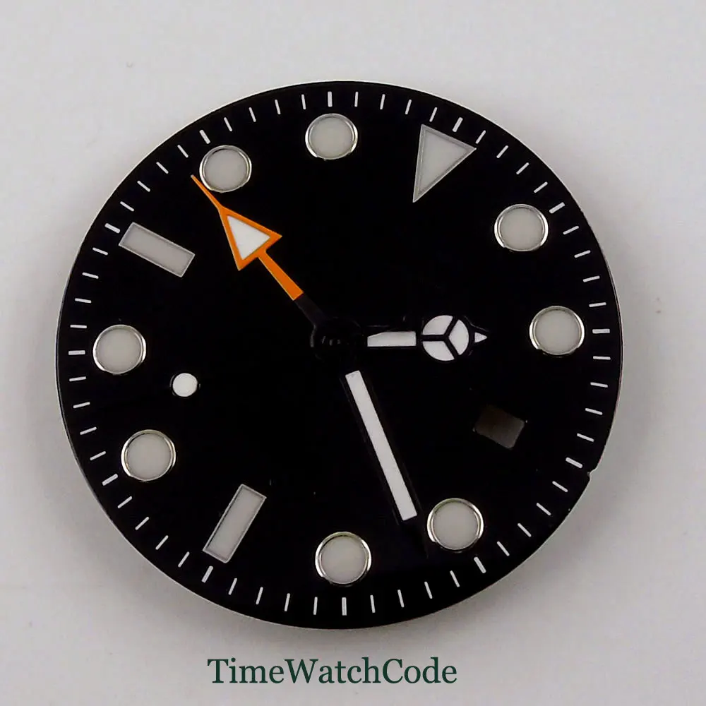 Циферблат для часов 31 3 мм запчасти стрелок окно даты подходит Mingzhu 3804 функция GMT 4
