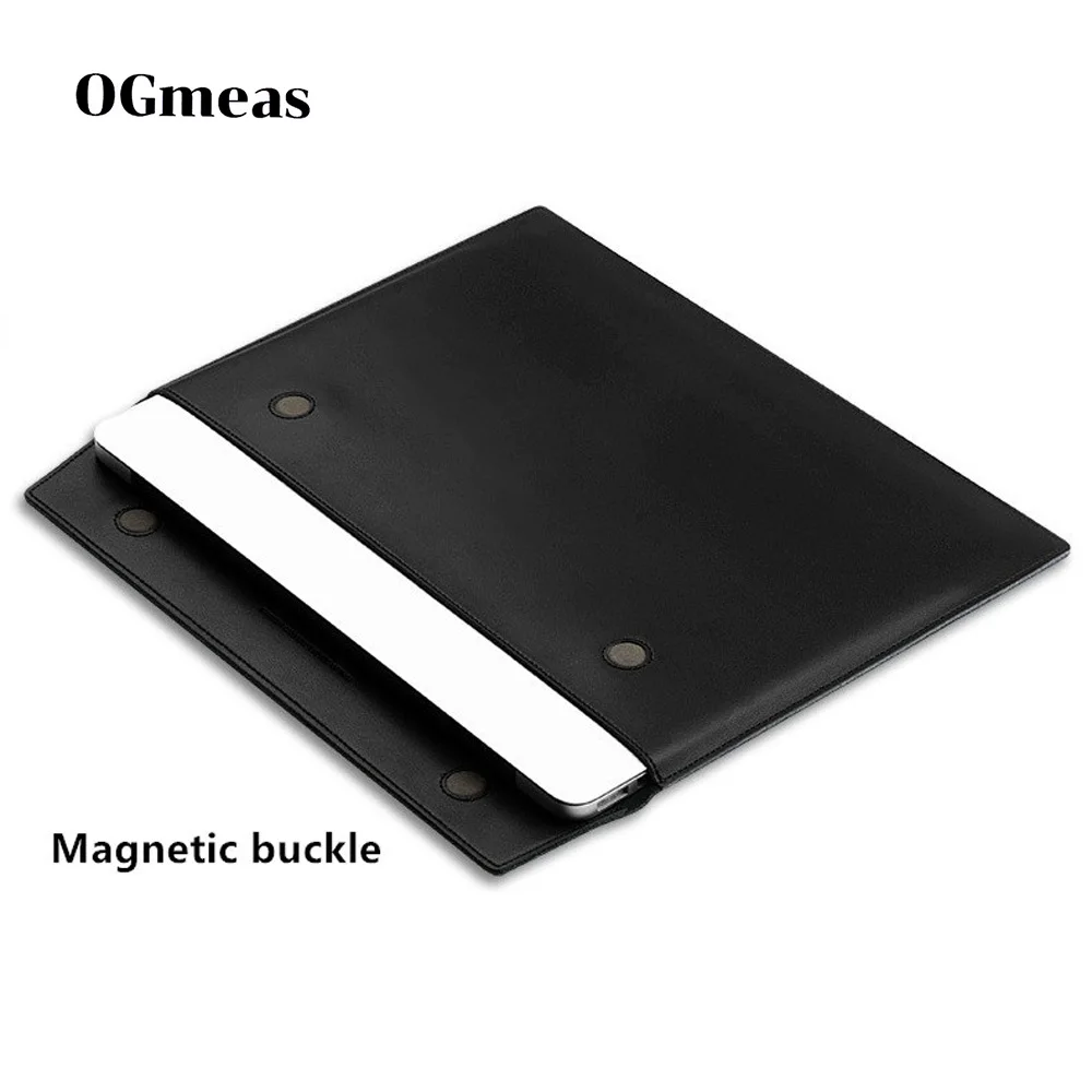 

PU Leather Sleeve Case For MacBook AIR 13"Retina 13.3"15.4"11"Pro Air Retina 14 inch for Xiaomi Huawei HP Dell