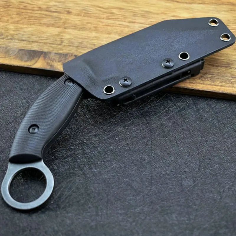 

DC53 Steel G10 Handle kalanbi claw eagle knife outdoor survival self-defense knife Camping Tool CSGO army knives K Sheath