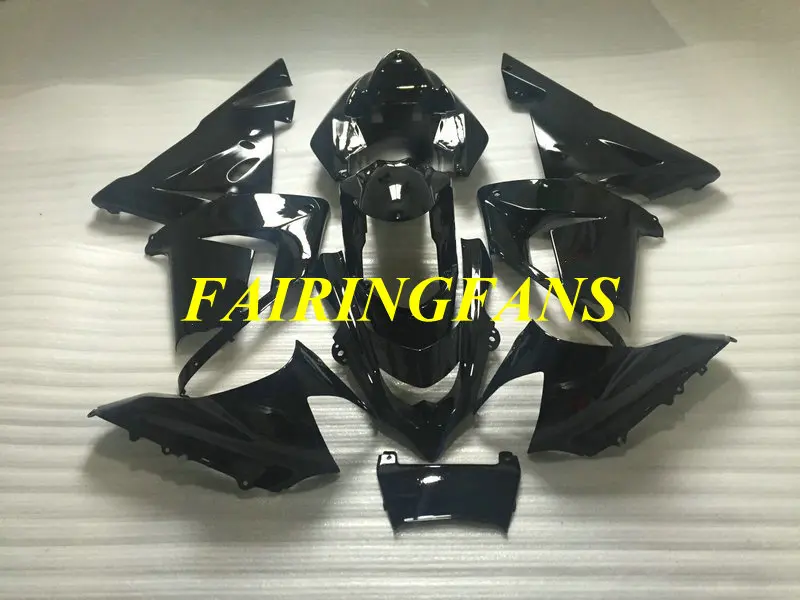 Обтекатель кузова мотоцикла для KAWASAKI Ninja ZX10R 04 05 ZX 10R 2004 2005 ABS полностью черный