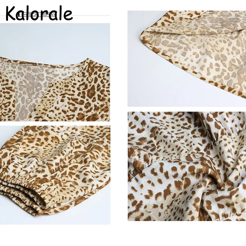

Plus Size Tops 2021 Spring Women Long Sleeve Leopard Blouse Elegant V Neck Loose Big Size Blusas Fashion Clothes Ladies 3XL 4XL