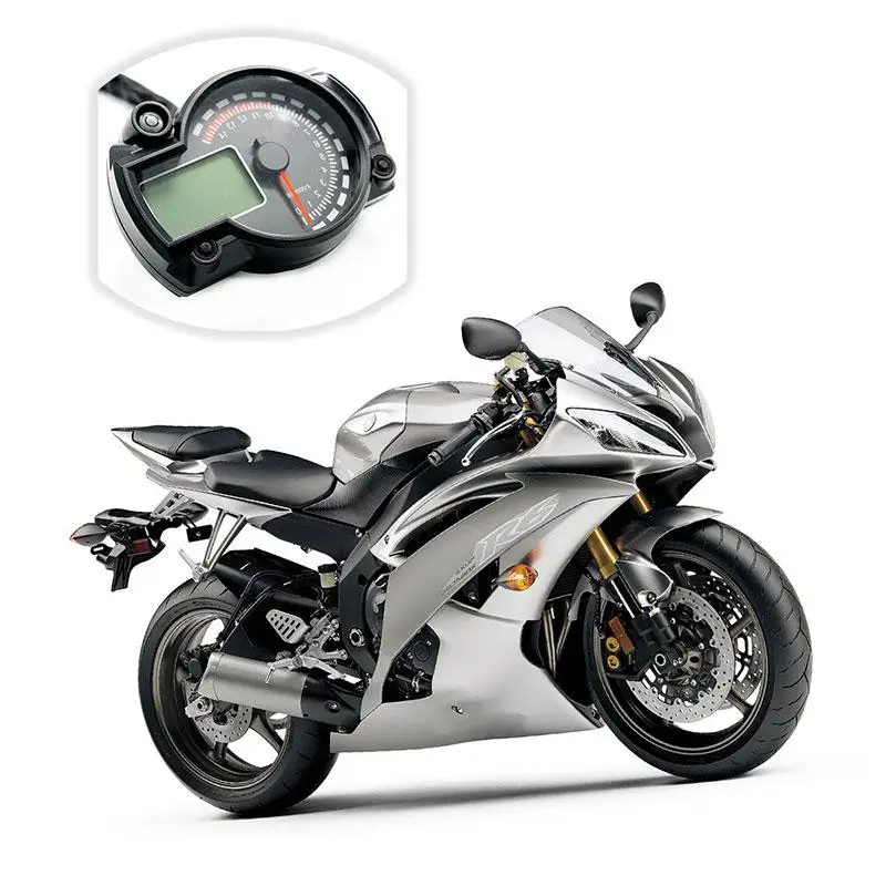 HiMISS мотоцикл цифровой спидометр ЖК датчик Спидометр Тахометр одометр