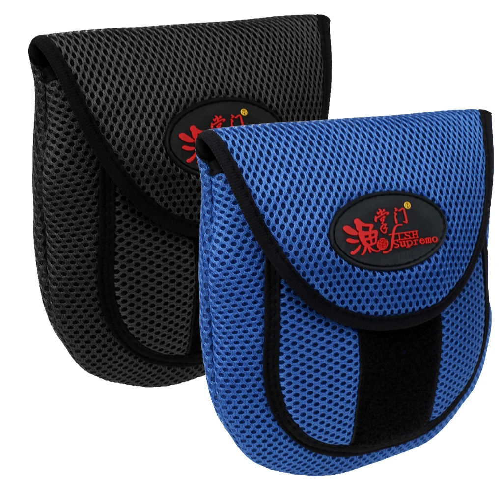 Черный/синий чехол для рыболовной катушки хранения сумка рыбалки на открытом