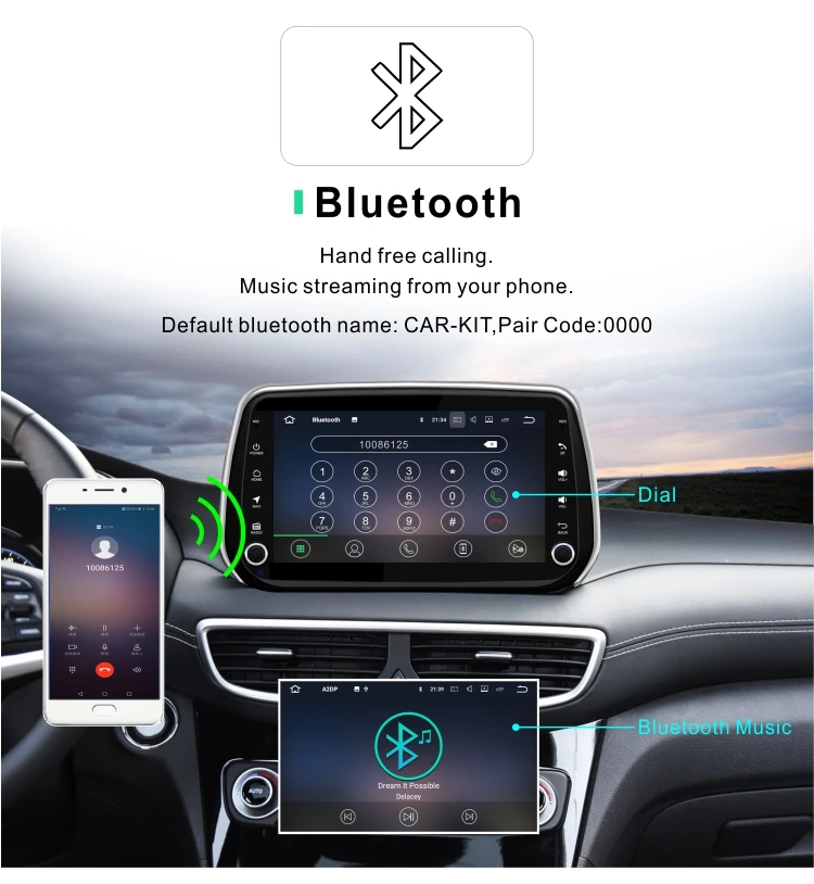 Dinpei " Автомобильный мультимедийный плеер для Hyundai New Tucson IX35 автомобильный Радио gps Навигация стерео Android 9,0 PX30 2G+ 16G
