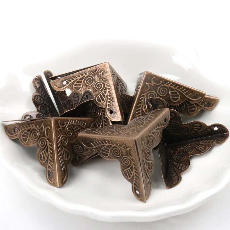 10 шт. металлическая для книги Угловые полые трёхсторонние Альбомы меню папки