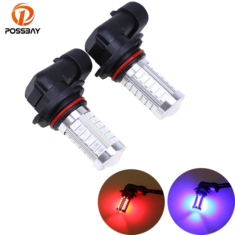 Posbay 6000K T20/T25/9005/9006/1156/1157/H4/H7/H10/H11 противотуманный светильник 33SMD 5730 головной