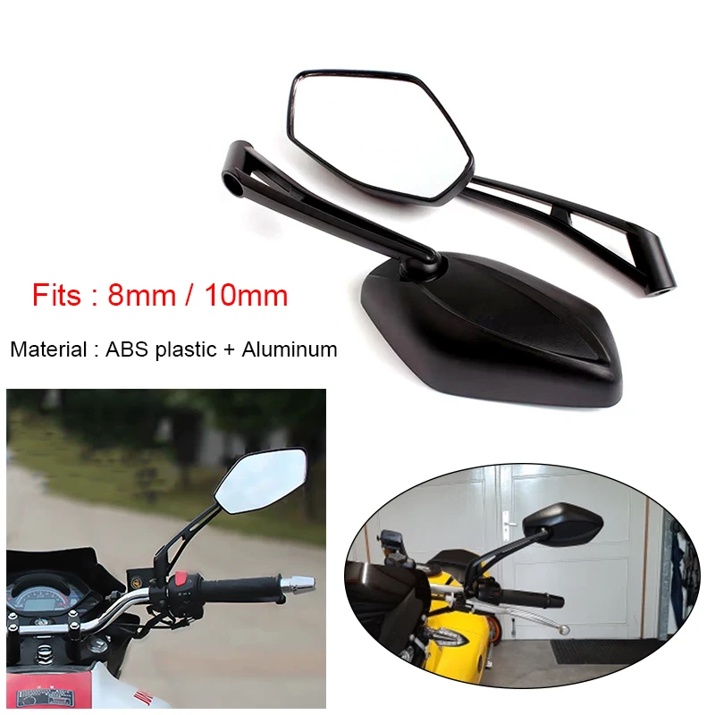 Зеркало заднего вида для мотоцикла 2 шт.|Боковые зеркала и аксессуары| |
