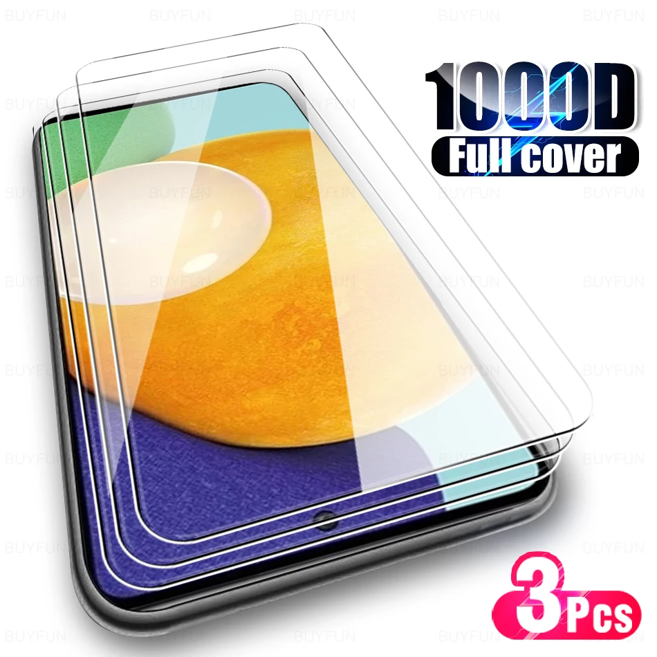 

Защитное стекло для Samsung Galaxy A02, A02S, A12, A22, A32, A42, A52, A72, A01, A11, A21S, A31, A41, A51, A71, 3 шт.