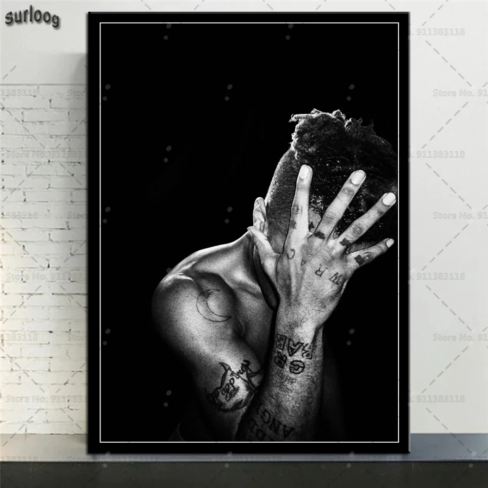 Настенный плакат XXXTentacion музыкальный певец ретро-картины принты Картина на