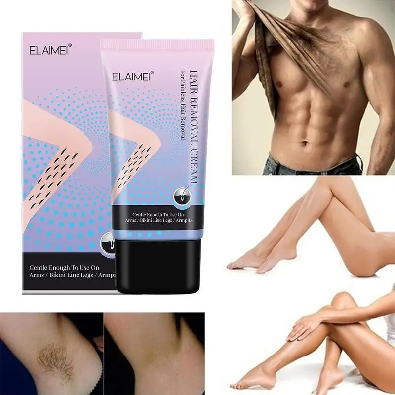 

50Ml Painless Hair Removal Cream Armpit Legs And Arms Skin Nourish Growth Body Hair Care Inhibitor Depilatory Removal Hair W5D2
