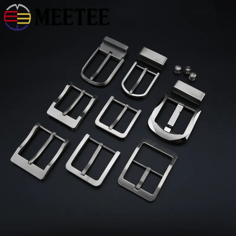 1 шт. Высококачественная пряжка для ремня Meetee из чистого титанового сплава