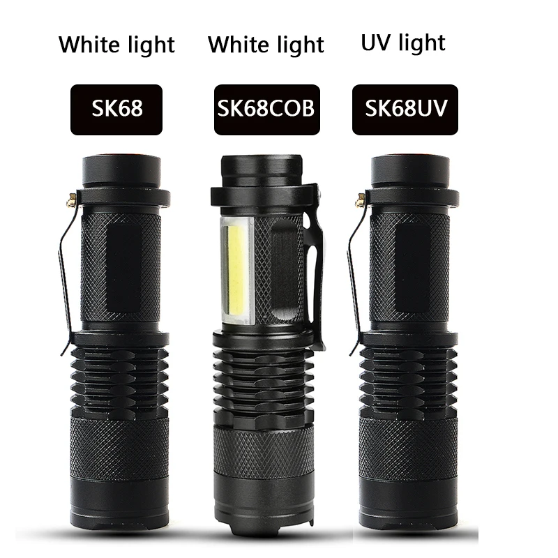 FX SK68C XP G Q5 Zoom светодиодный мини фонарик водонепроницаемый алюминиевый 4 режима