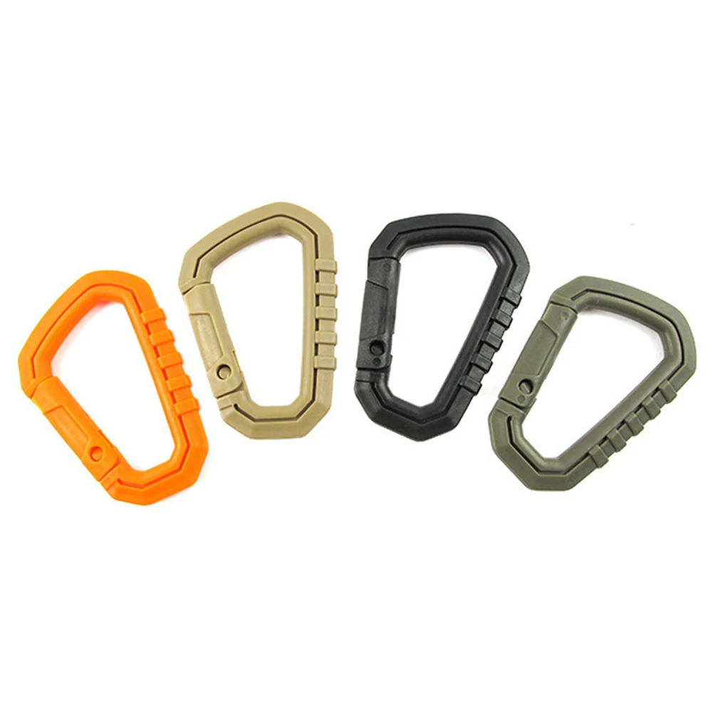 5Pcs Strong Quick Release Traveling Clip D Shape Hanging Mountaineering Buckle Snap Keychain Lightweight Hook Outdoor Carabiner | Спорт и