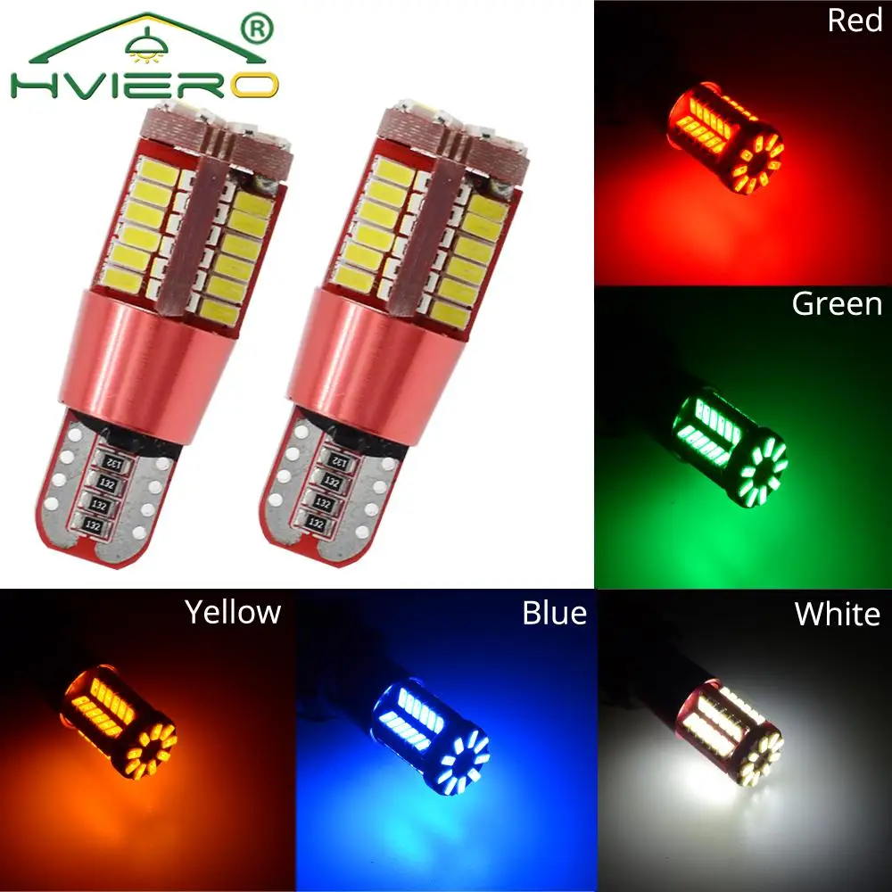 2 шт. светодиодная автостайлинг Canbus 194 57SMD 4014 | Лампы и освещение