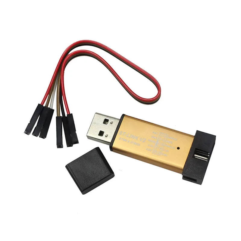 Программатор загрузки ST-Link V2 программатор с крышкой для STM8 32 GK99 | Компьютеры и