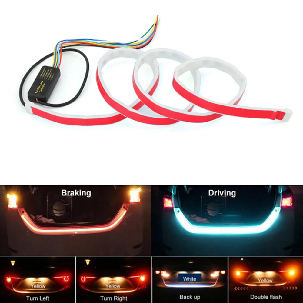 Красный указатель поворота светодиодный светильник для багажника багажная