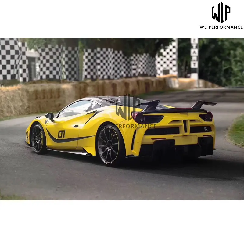 488 Гбт Комплект кузова автомобиля из углеродного волокна передний и задний