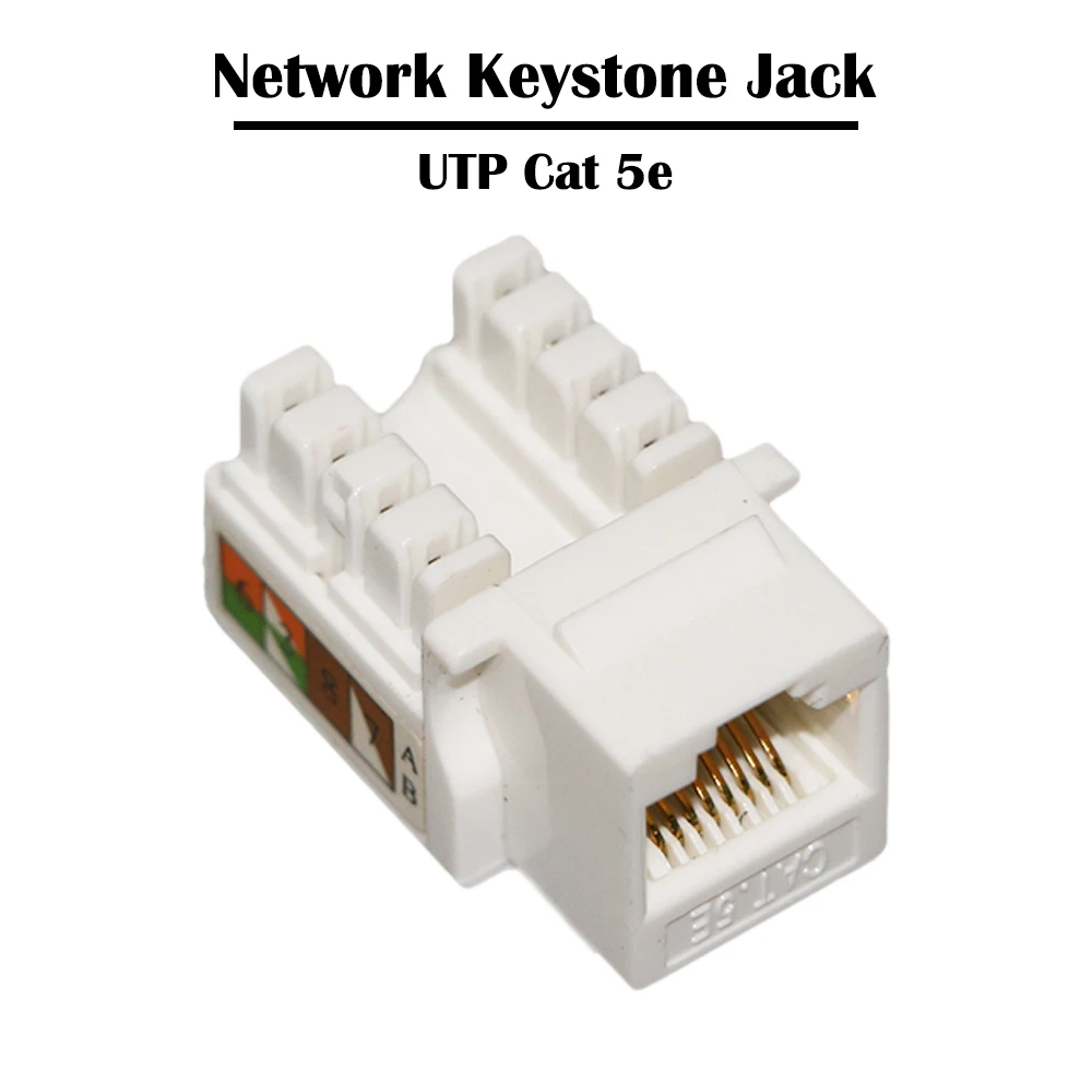 Сетевой тестер Keystone Jack Fluke с разъемом Ethernet 50 шт./лот Cat 3/Cat 5e/Cat 6 передача данных RJ11/RJ