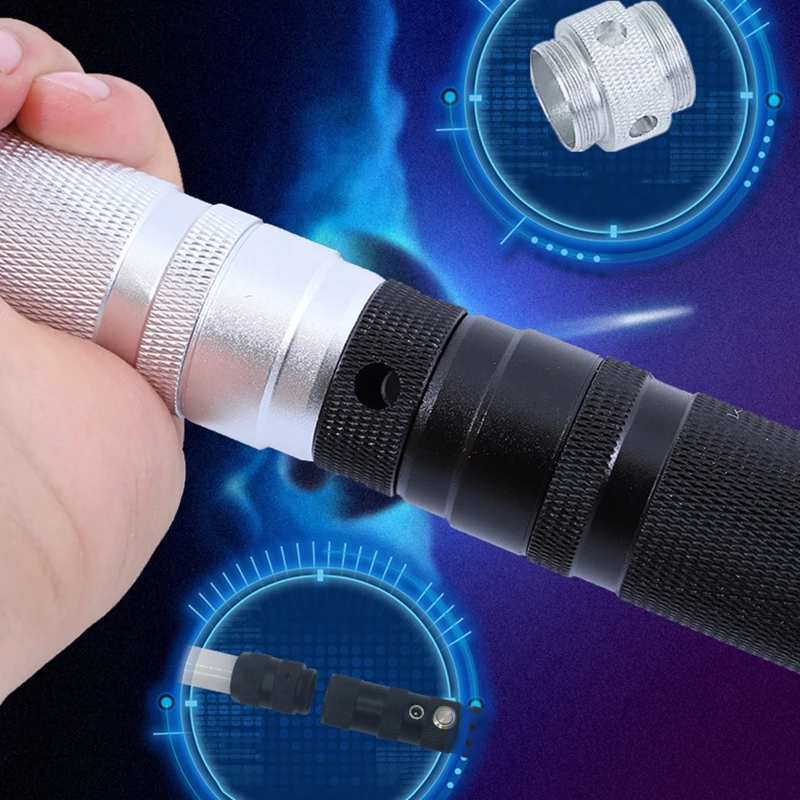 Световой меч тяжелая Боевая металлическая ручка RGB 7 цветов изменение звукового