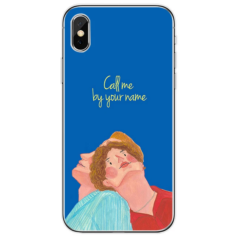 Чехол с надписью Call Me by Your Name мягкий силиконовый чехол из ТПУ для телефона iPhone 5 5S SE