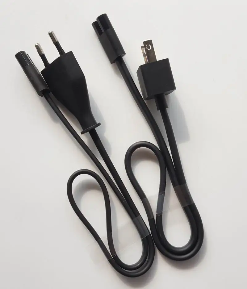 2 зубца 0 5 м 2-контактный шнур стандарта ЕС/США подходит для Microsoft Surface 2/3 Pro 4 1735 1623 1624