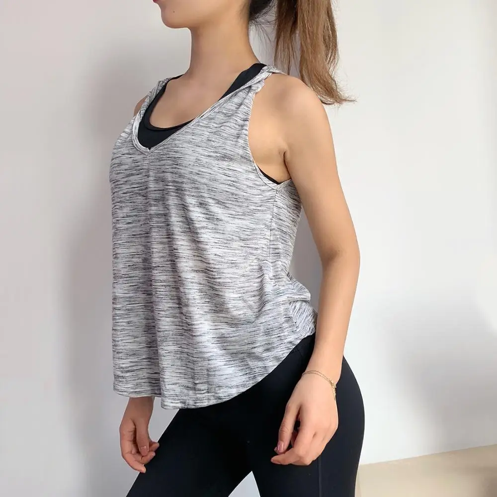 Быстросохнущая Сексуальная рубашка для тренажерного зала йоги мягкий