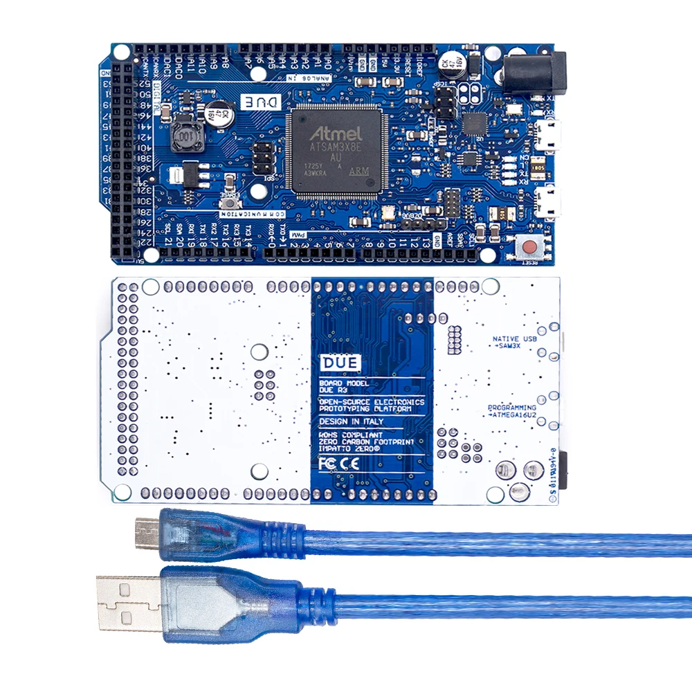 Плата Work Good DUE R3 AT91SAM3X8E SAM3X8E 32 битный модуль для Arduino|Детали и аксессуары