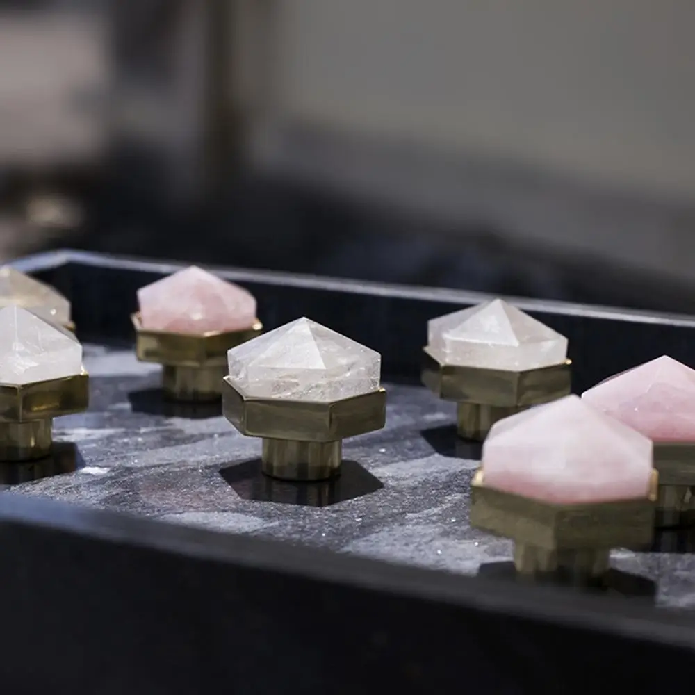 Оригинальный дизайн не только латунная ручка из натурального хрусталя