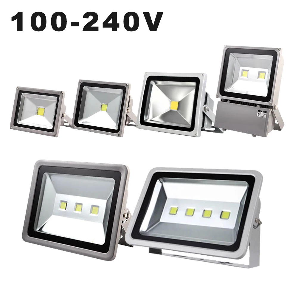 Светодиодный прожектор 110 В 220 Уличный настенный светильник 20 Вт 50 100 150 200