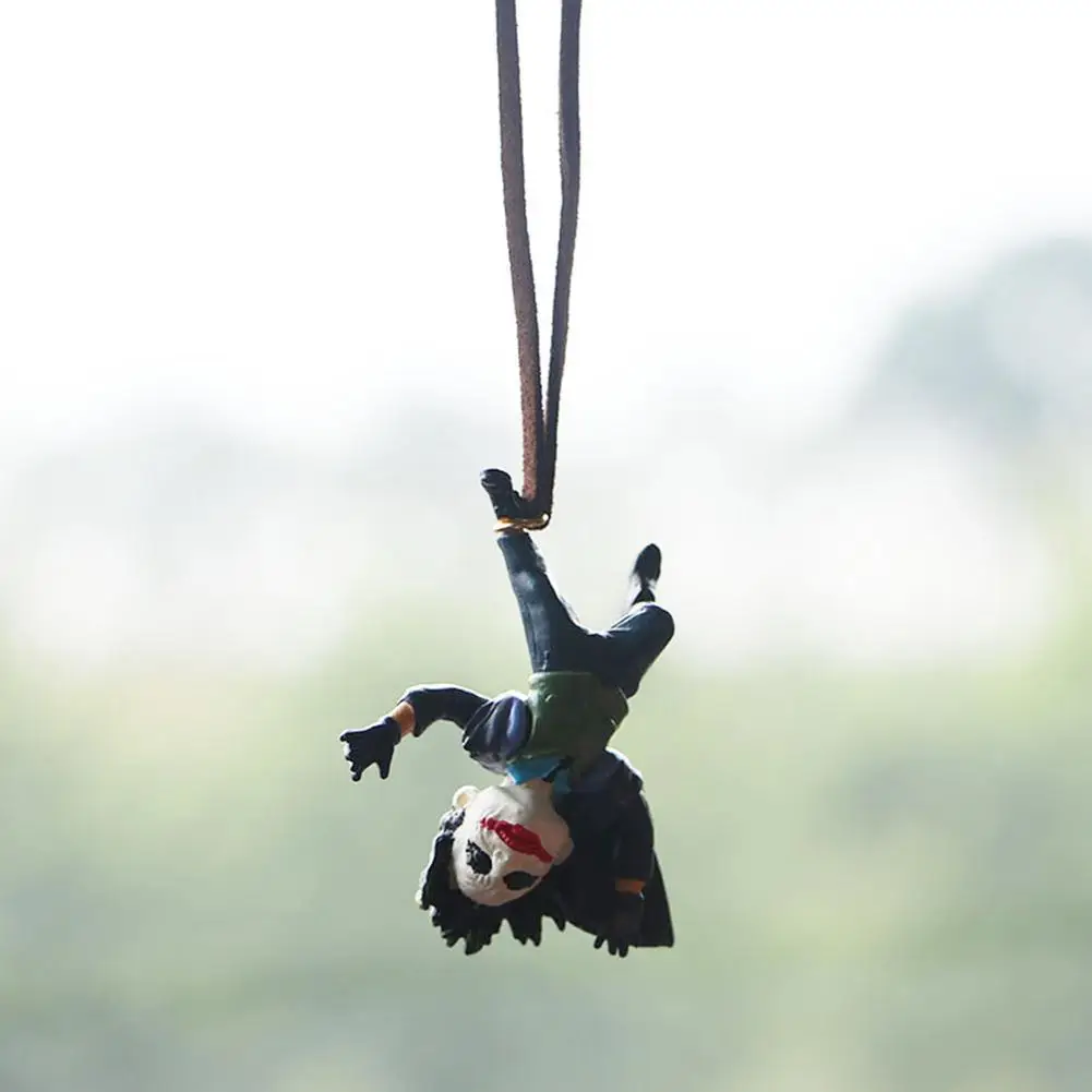

Car Pendant The Joker Hanging Acrobatic Clown Anime Figure Ornaments Auto Rearview Mirror Interior Decoration Accessories Gifts