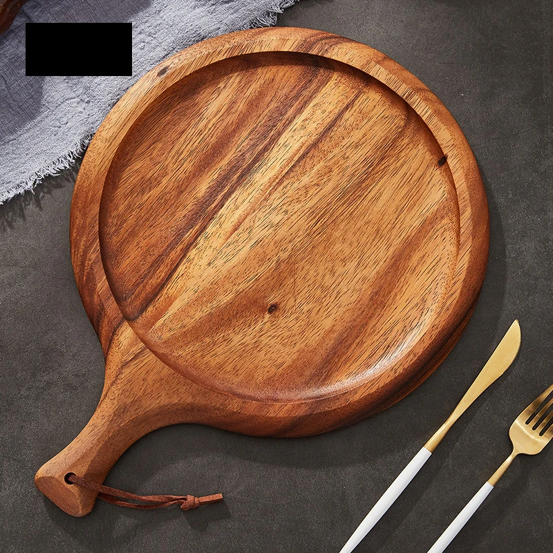 Кухонный деревянный разделочный блок доска для резки акации пиццы хлеба фруктов